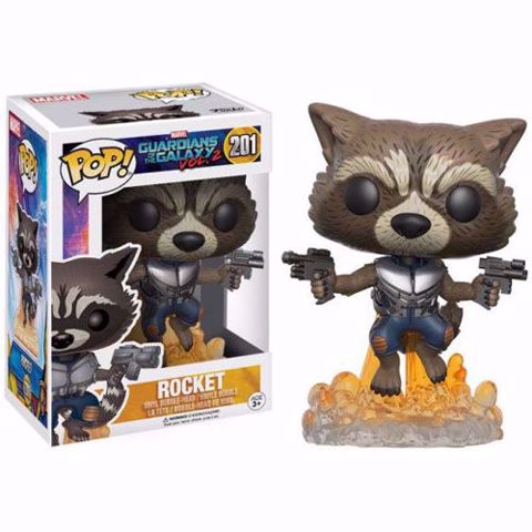 תמונה של Funko Pop - Rocket (GOTG) 201  בובת פופ שומרי הגלקסיה