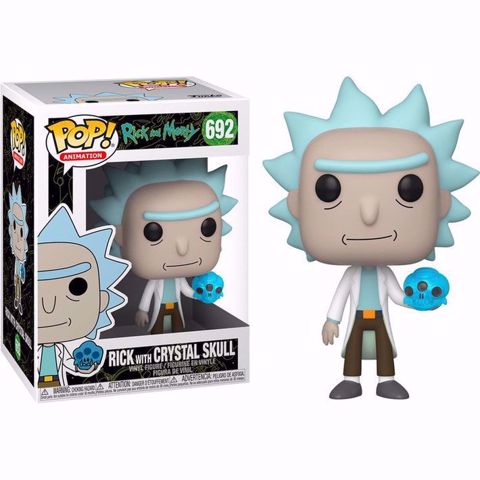 תמונה של Funko Pop - Rick W\ Crystal Skull (Rick And Morty) 692  בובת פופ ריק ומורטי