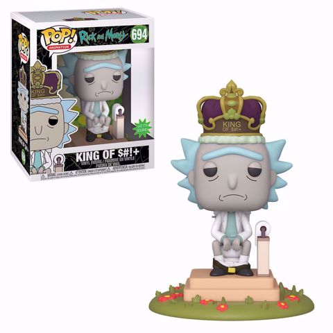 תמונה של Funko Pop -King Of Shit  (Rick And Morty) 694  בובת פופ ריק ומורטי