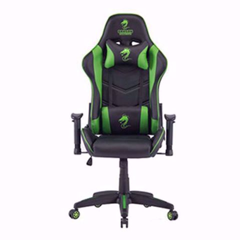 תמונה של כסא גיימינג מדגם Dragon Olympus שחור/ירוק