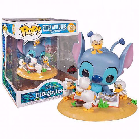 תמונה של Funko Pop - Stitch With Ducks  (Lilu  & Stich) 639  בובת פופ לילו וסטיץ