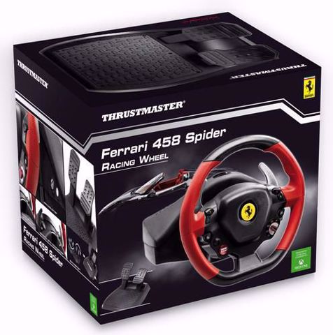 תמונה של הגה מרוצים Thrustmaster THE Ferrari 458 Spider Xbox