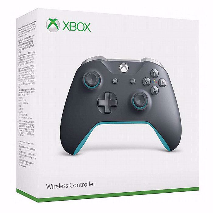 Xbox One Wireless Controller Gray & Blue פאן פה