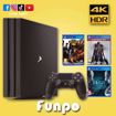 סוני פלייסטיישן 4 פרו  PS4  Pro 4K  1Tb חבילת טריו