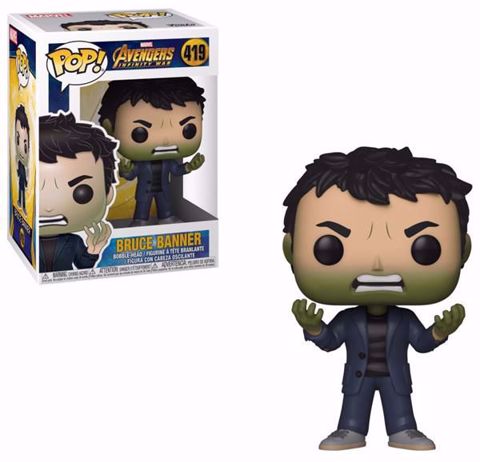 Funko Pop - Bruce Banner (Avengers) 419  בובת פופ ברוס באנר