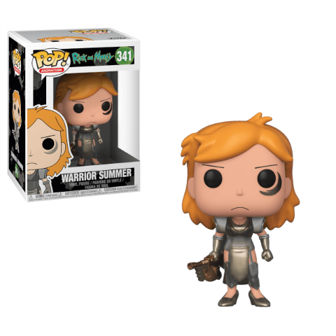 Funko Pop - Warrior Summer (Rick And Morty) 341  בובת פופ ריק ומורטי