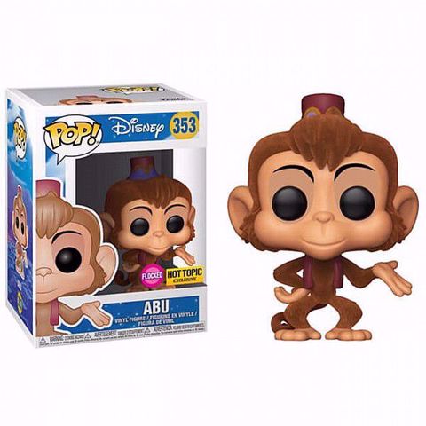 Funko Pop - Abu Flocked (aladdin) 353 בובת פופ אלאדין אבו פרוותי