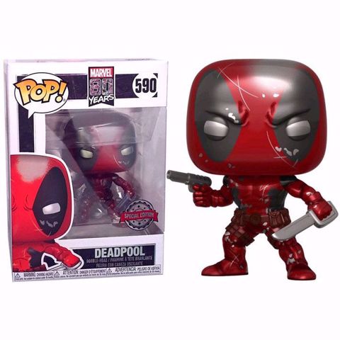 Funko Pop - Deadpool Metalic SE  (Marvel) 590  בובת פופ דדפול