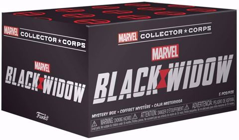 Funko Pop -  Black Widow Marvel Collector Corps  בובת פופ האלמנה השחורה מארז אספנים