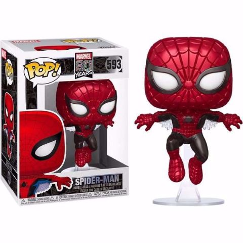 Funko Pop -  Spider-man SE (Marvel) 593  בובת פופ ספיידרמן