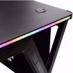 שולחן גיימינג מקצועי   Pro Gaming Table Black XL RGB Led