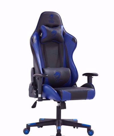 כסא גיימינג מדגם Gladiator שחור \ כחול