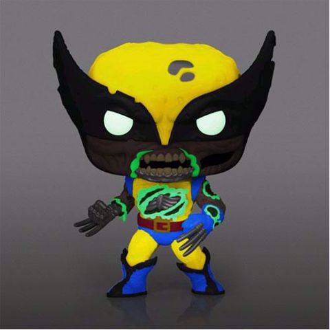 Funko Pop - Zombie Wolverine SE GITD (Marvel Zombies) 662 בובת פופ  מארוול זומבי וולברין זוהר בחושך