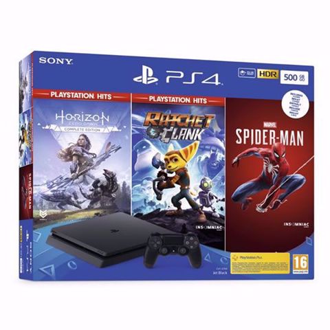 סוני פלייסטיישן  PS4 Playstation 4 Slim 500Gb חבילת הבלעדיים