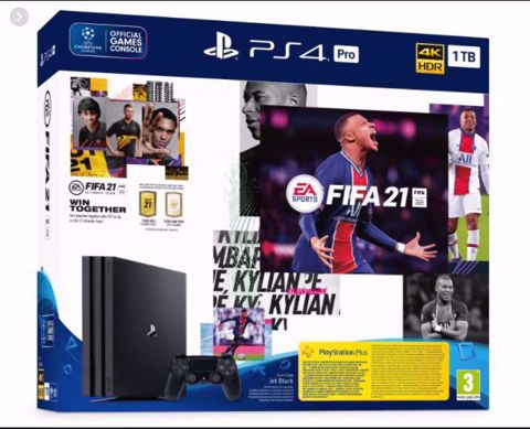 סוני פלייסטיישן 4 פרו  PS4  Pro 4K  1Tb חבילת FIFUN יבואן רישמי