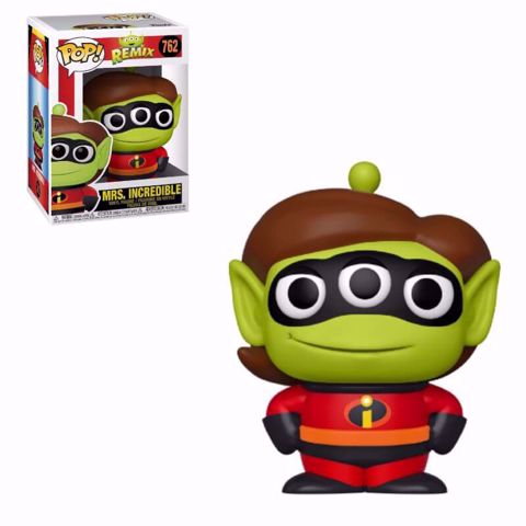 Funko Pop - Mrs Incredible (Alien Remix) 762 בובת פופ  אליין רמיקס גברת סופרעל