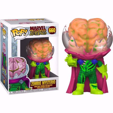 Funko Pop - Zombie Mysterio (Marvel Zombies) 660 בובת פופ  מארוול זומבי מיסטריו