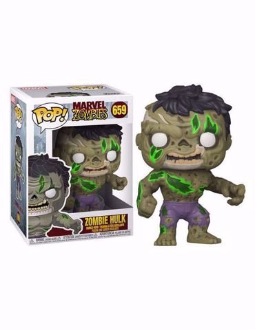 Funko Pop - Zombie Hulk (Marvel Zombies) 659 בובת פופ  מארוול זומבי הענק הירוק