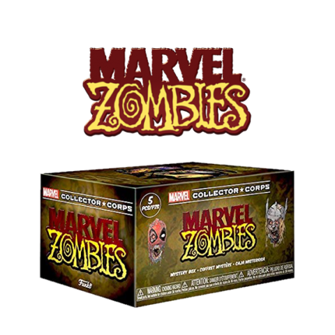 Funko Pop -  Zombies Marvel Collector Corps  בובת פופ  מרוול זומבים מארז אספנים