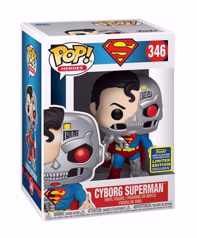 Funko Pop -  Cyborg Superman SDCC  (Superman) 346  בובת פופ סופרמן