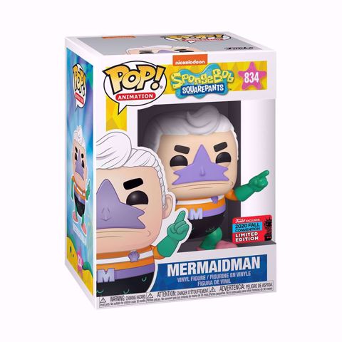 Funko Pop -  Mermaidman FC 2020 (Spomgebob) 834  בובת פופ איש הים בובספוג