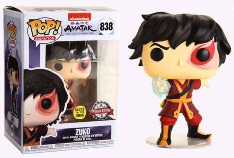 Funko Pop - Zuko SE (Avatar) 838  בובת פופ זוקו אווטאר