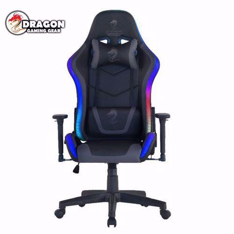 כסא גיימינג מדגם SPACE עם תאורת RGB שחור\אפור