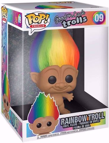 Funko Pop - RainbowTroll 10" (Good Luck Trolls) 01  בובת פופ טרולים