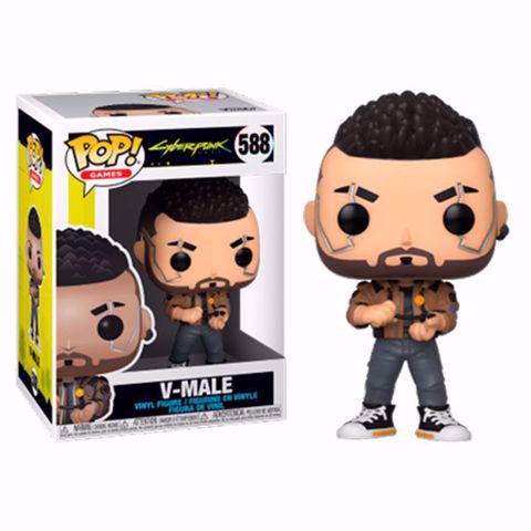 Funko Pop - V-Male (Cyberpunk 2077) 243 בובת פופ סייברפאנק 2077