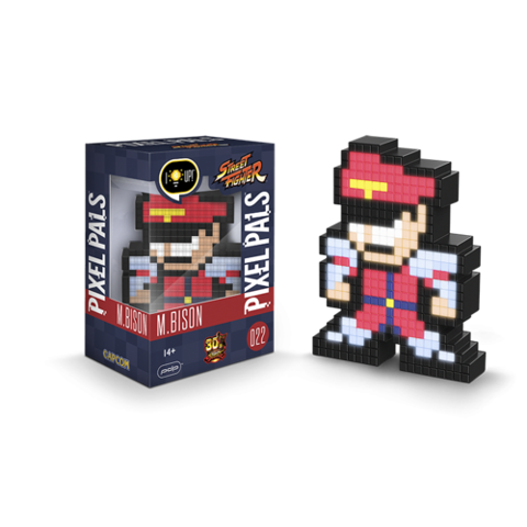 Pixel Pals - M.Bison (Street Figher) 022 מנורת פיקסל סטריט פייטר