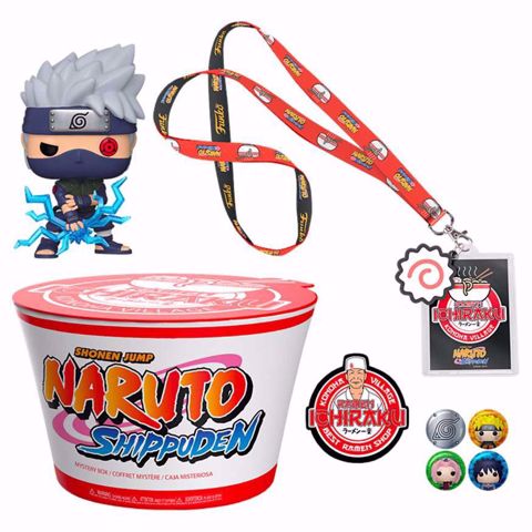 Funko Pop - Naruto:- Kakashi & Noodles Exclusive Collector Box  בובת פופ  מארז אספנים נארוטו