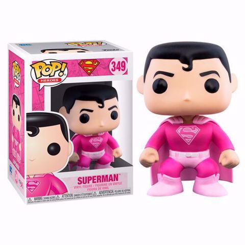Funko Pop - Superman (Superman) 349  בובת פופ סופרמן מודעות סרטן השד