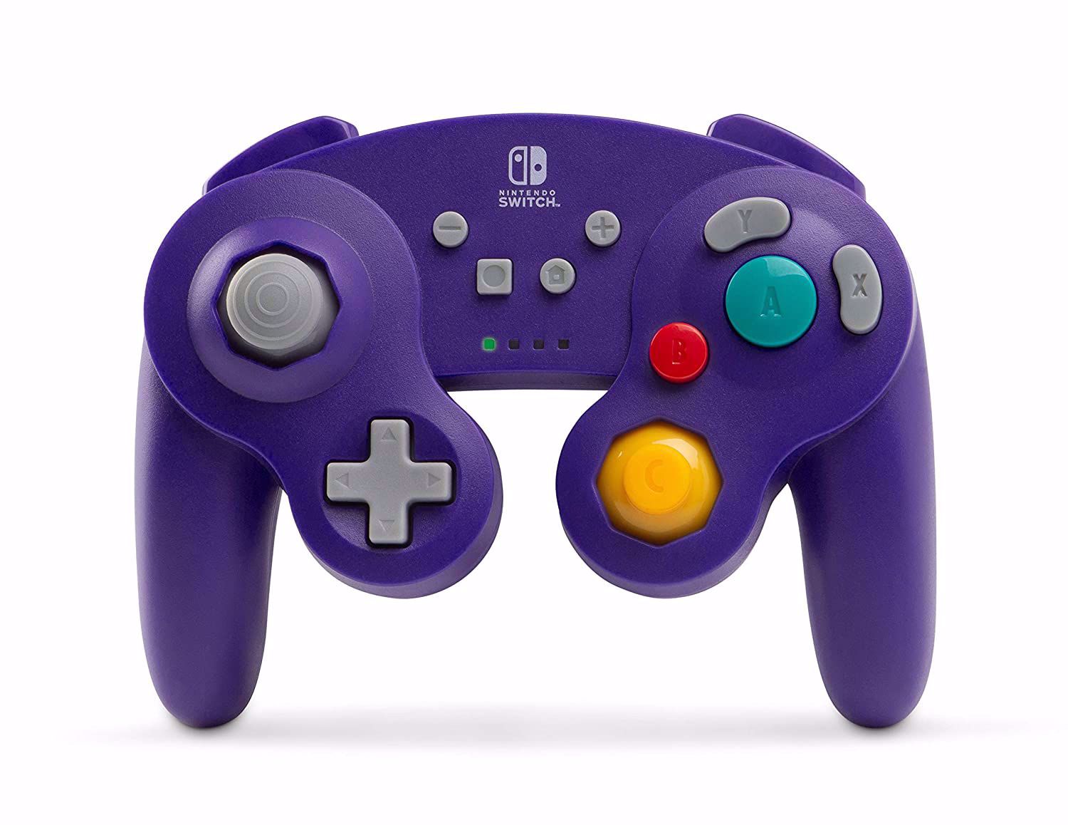 בקר אלחוטי סגול GameCube בעיצוב רטרו Power A פאן פה חנות הגיימינג