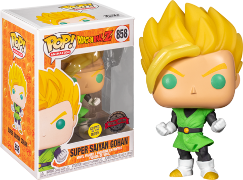 Funko Pop - Super Saiyan Gohan SE GITD (Dragon Ball) 858  בובת פופ דרגון בול