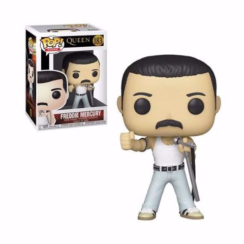Funko Pop - Freddie Mercury (Queen) 183 בובת פופ פרדי מרקיורי