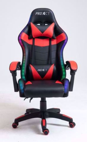 כיסא גיימינג    ProJect Delta RGB שחור/אדום