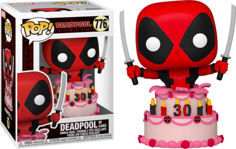 Funko Pop - Deadpool In Cake (Deadpool) 776 בובת פופ דדפול