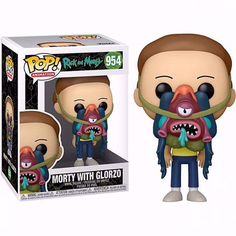Funko Pop - Morty With Glorzo (Rick And Morty) 954 בובת פופ ריק ומורטי