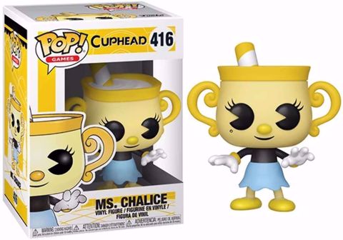 Funko Pop - Ms Chalice  (Cuphead) 416 בובת פופ קאפהד