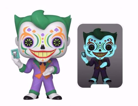 בובת פופ | הג'וקר | דיסי | Funko Pop- The Joker SE GITD (Dia De Los DC) 414
