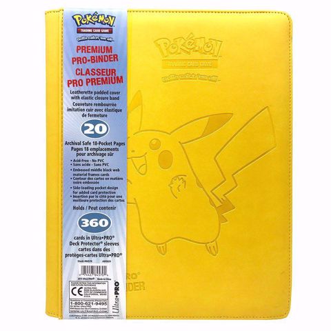 אלבום קלפים – Pikachu 9 Pocket Premium Pro Binder