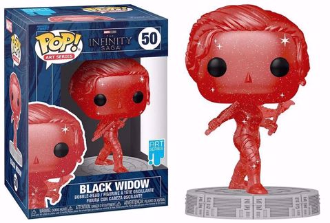 בובת פופ | האלמנה השחורה  | Funko Pop - Black Widow Art Series (Infinity Saga) 50