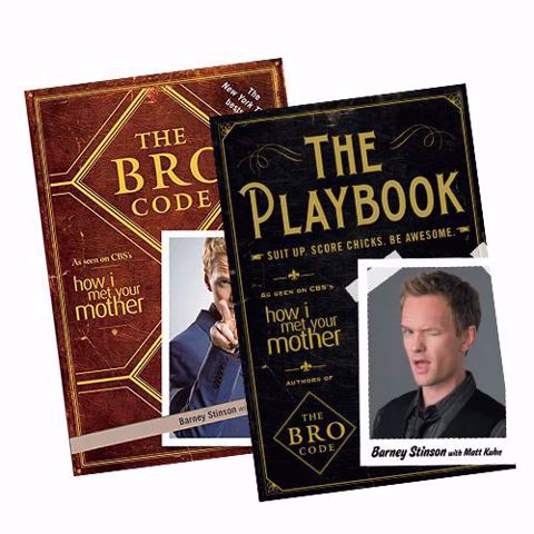 סט הספרים של בארני סטינסון The Bro Code + The Playbook By Barney Stinson 