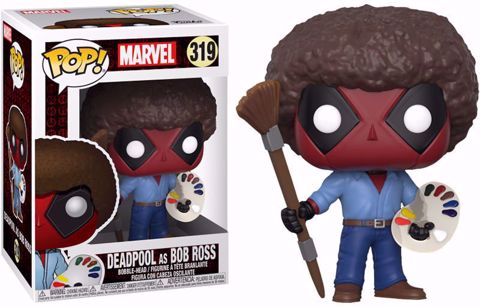 בובת פופ | דדפול | Funko Pop - Deadpool As Bob Ross (Deadpool) 319