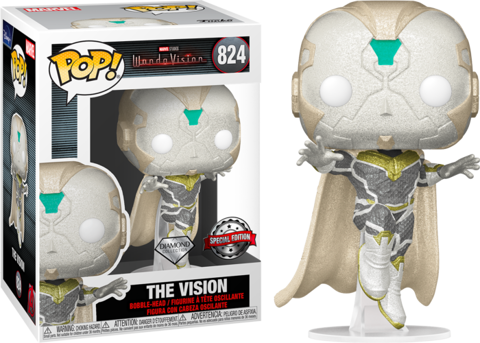 בובת פופ | וונדה וויז'ן | Funko Pop -  (WandaVision) Vision Diamond SE #824