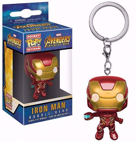 Pocket pop Keychain - Iron Man מחזיק מפתחות פאנקו איירון מן