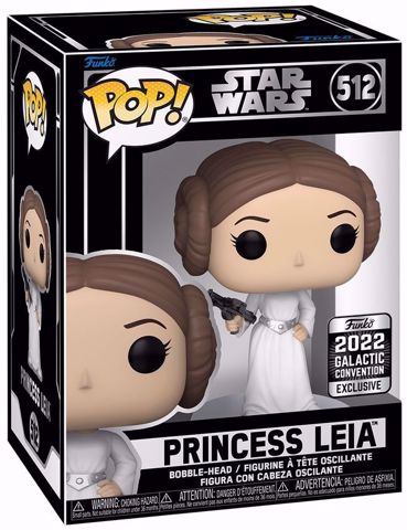 בובת פופ | מלחמת הכוכבים | Funko Pop -  (Star Wars) Princess Leia GCE2022  #512
