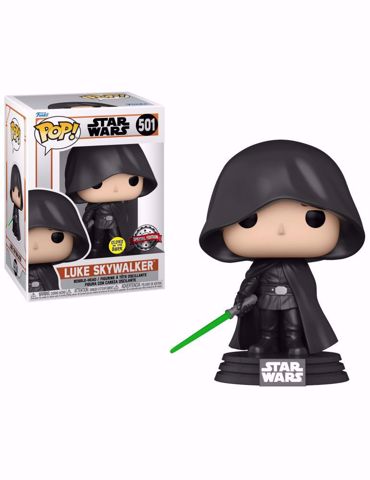 בובת פופ | מלחמת הכוכבים | Funko Pop -  (Star Wars) Luke Skywalker SE GITD  #501