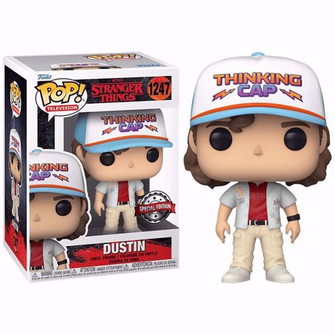 בובת פופ | דברים מוזרים | Funko Pop -  (Stranger Things) Dustin SE #1247