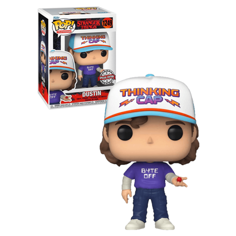 בובת פופ | דברים מוזרים | Funko Pop -  (Stranger Things) Dustin SE #1249